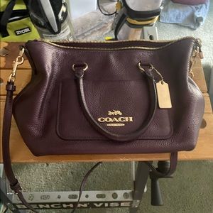 Purple coach crossbody